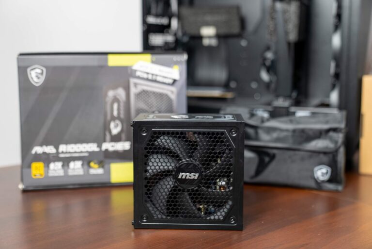 MSI MPG A1000GS PCIe 5 – a quiet power supply for demanding users (review)